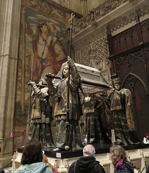133-Могила Христофора Колумба, Кафедральныи собор в Севилье